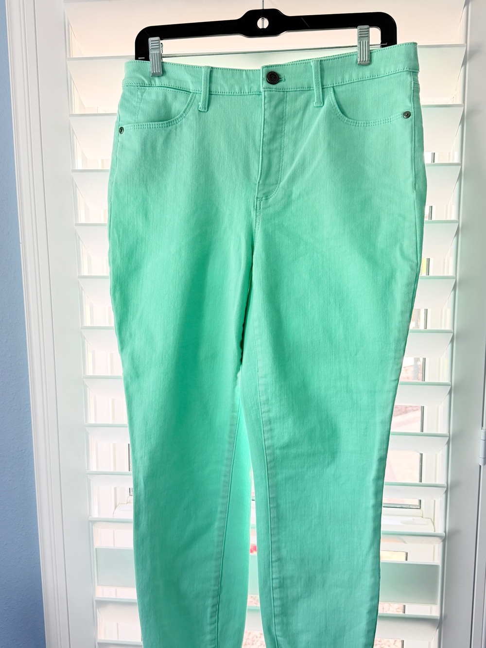 Talbots High-Rise Jeans in Mint Green